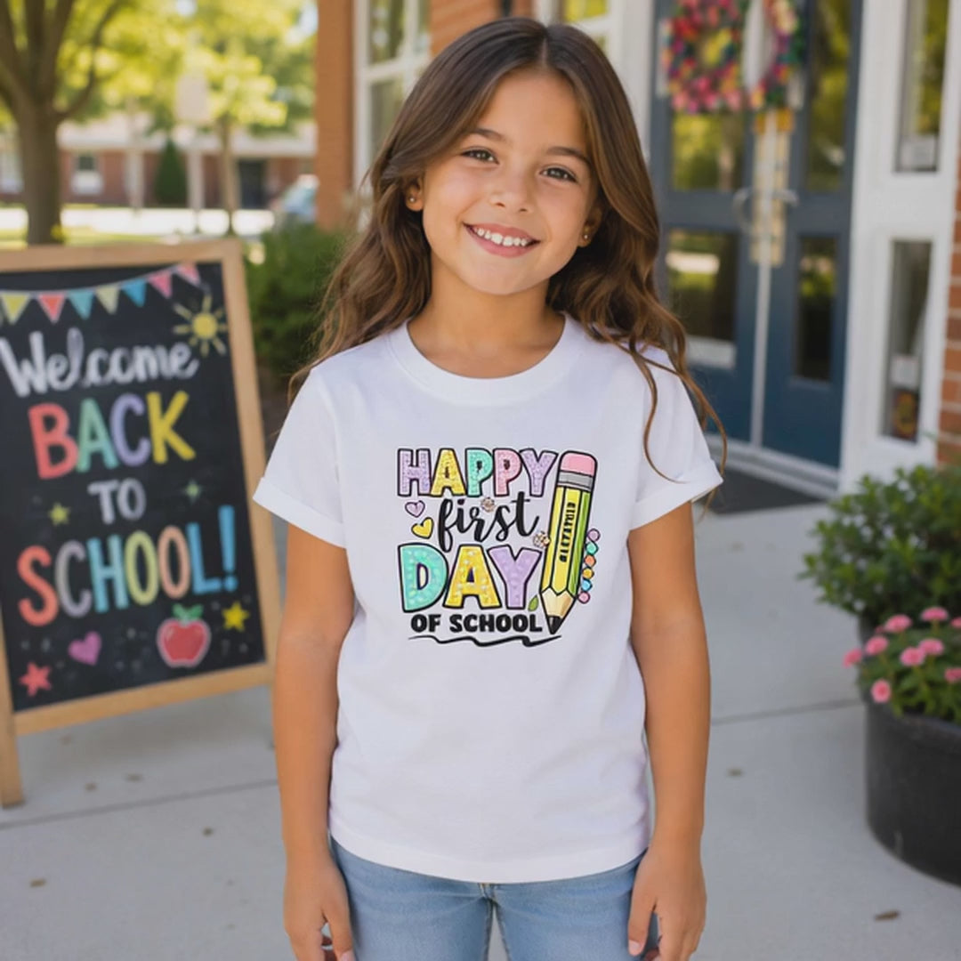 Happy First Day of School Kids T-Shirt